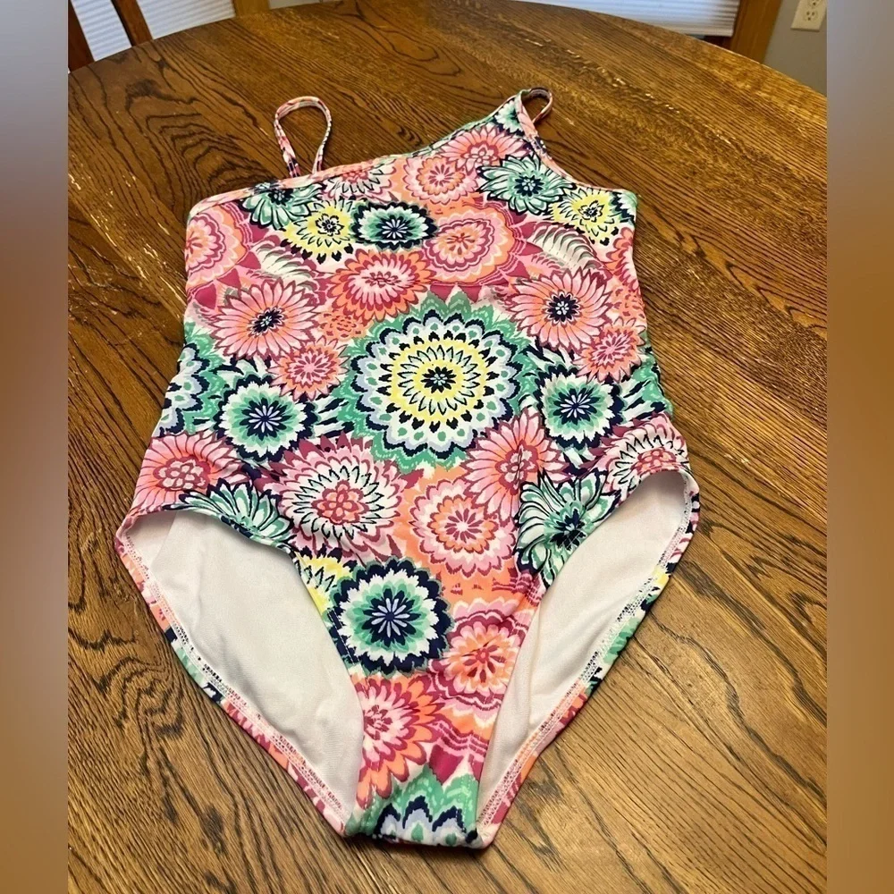 One Piece Girl’s Bathing Suit Size Large Mermaidcore Beach Pool Vacation Gift